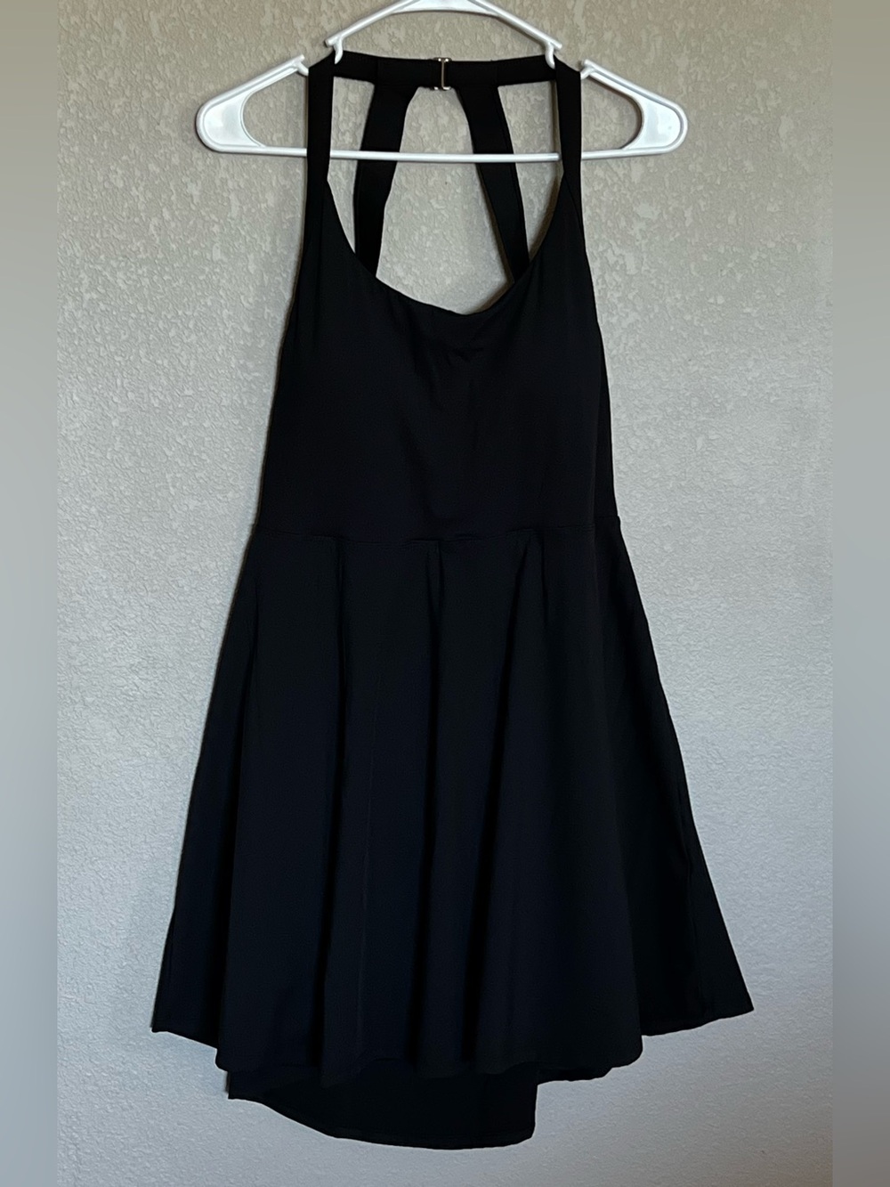 Halara SoftlyZero Airy Backless Twisted Flare Low Support Dance Active Dress